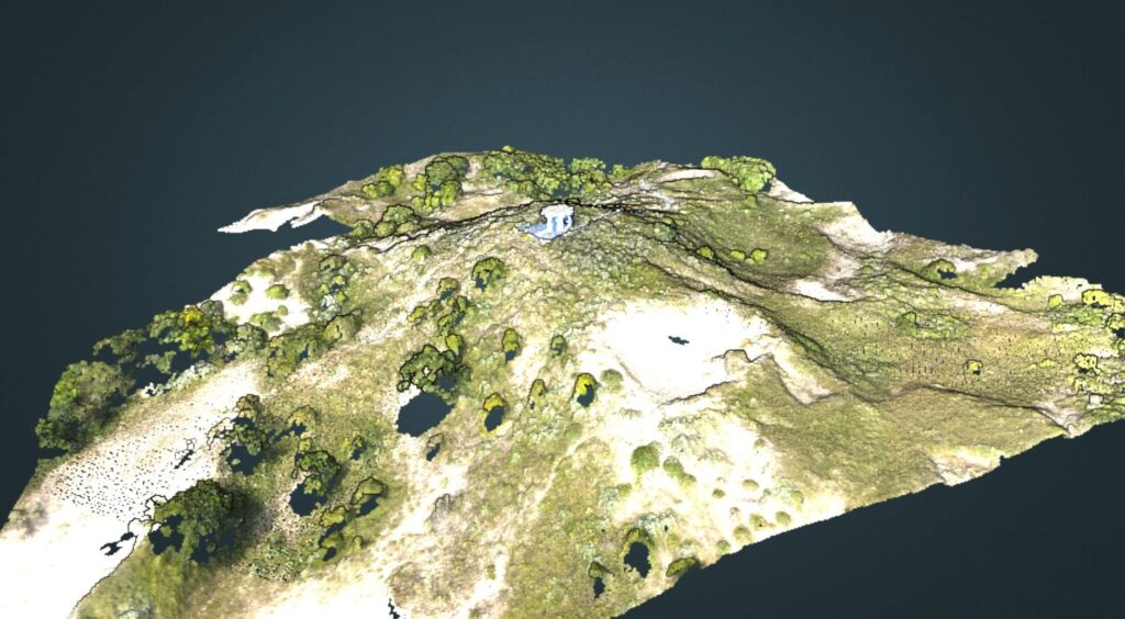 3dkatwijkdunes Mapping van stukje duinen in Katwijk testen van bepaalde afstellingen